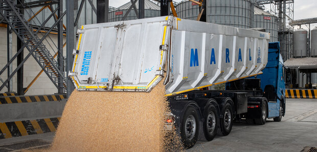 تخلیه و حمل یکسره گندم از کشتی با قطار پس از سال‌ها در بندر شهید رجایی