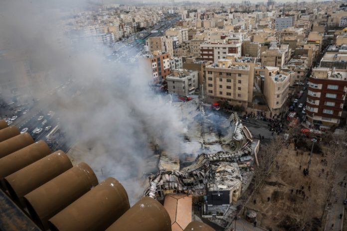 خسارت بازارچه جنت همچنان در حال ارزیابی بیمه